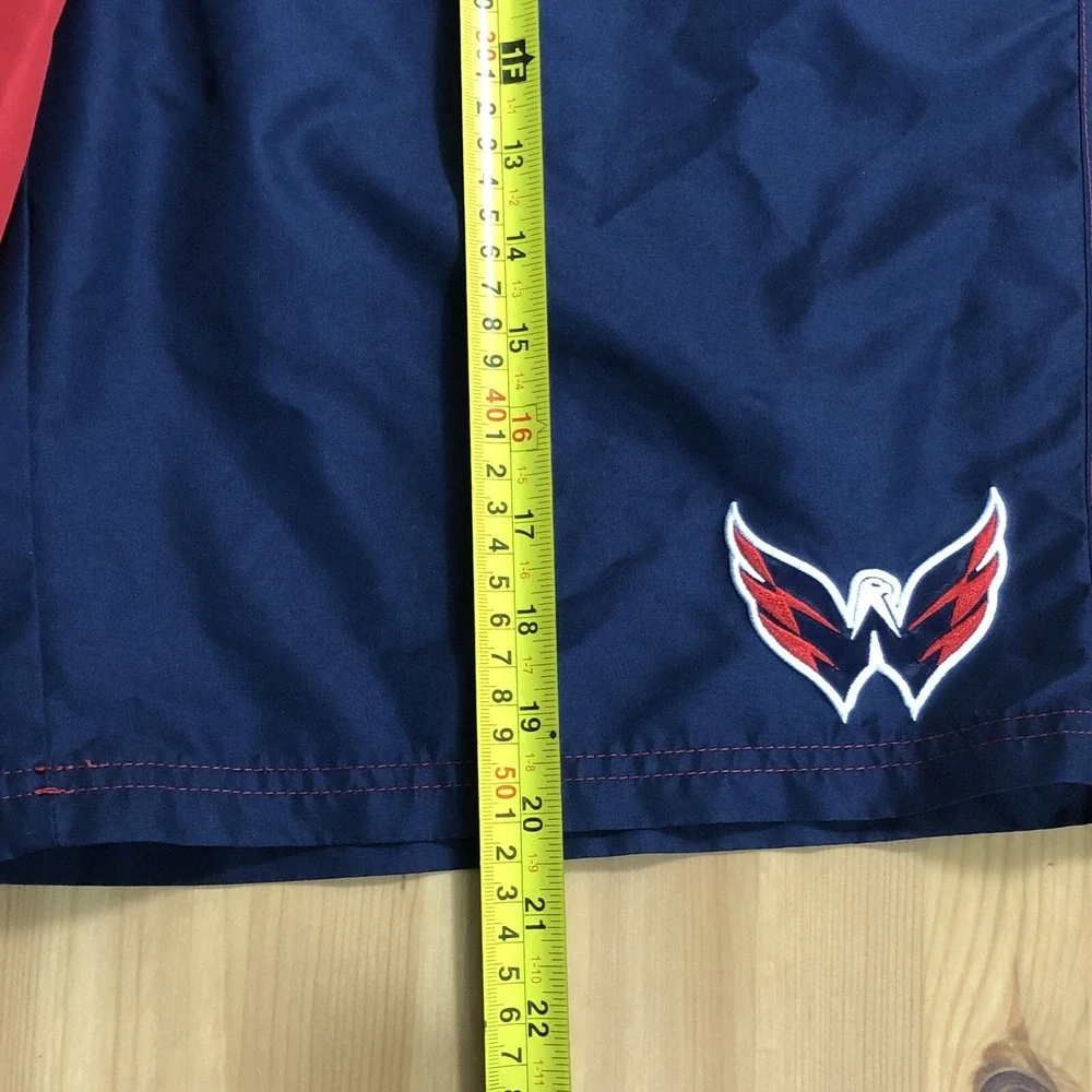 Washington Capitals G-III NHL Swim Trunks Board Shorts Mens Red Navy White Sz L